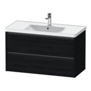 Duravit Waschtischunterschrank Ketho.2 98,4x45,5cm, Ei sw, 2 Schub., wandhängend