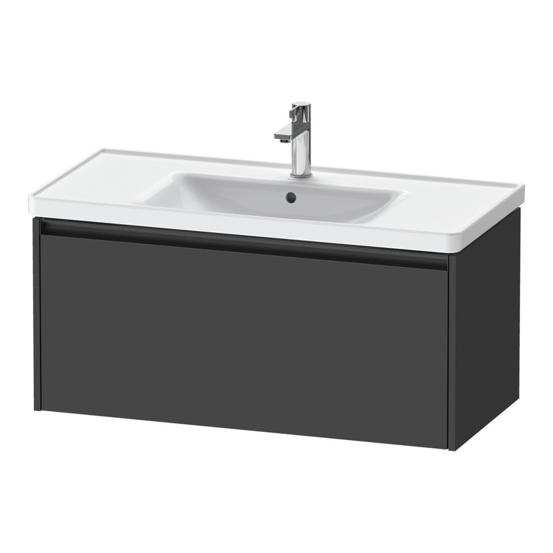 Duravit Waschtischunterschrank Ketho.2 98,4x45,5cm, graph ma, 1 Ausz., wandhängend