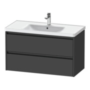 Duravit Waschtischunterschrank Ketho.2 98,4x45,5cm, graph ma, 2 Schub., wandhängend-1