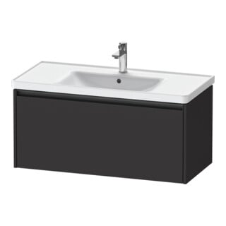 Duravit Waschtischunterschrank Ketho.2 98,4x45,5cm, graph matt, 1 Ausz., wandhängend