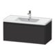 Duravit Waschtischunterschrank Ketho.2 98,4x45,5cm, graph matt, 1 Ausz., wandhängend-1