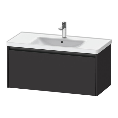 Duravit Waschtischunterschrank Ketho.2 98,4x45,5cm, graph matt, 1 Ausz., wandhängend