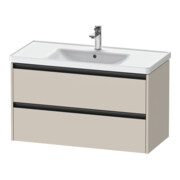 Duravit Waschtischunterschrank Ketho.2 98,4x45,5cm, Tau ma, 2 Schub., wandhängend