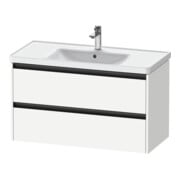 Duravit Waschtischunterschrank Ketho.2 98,4x45,5cm, we. ma, 2 Schub., wandhängend