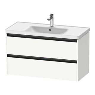 Duravit Waschtischunterschrank Ketho.2 98,4x45,5cm, we. matt, 2 Schub., wandhängend