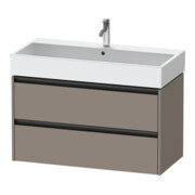Duravit Waschtischunterschrank Ketho.2 98,4x46cm, bas. ma, 2 Schub., wandhängend