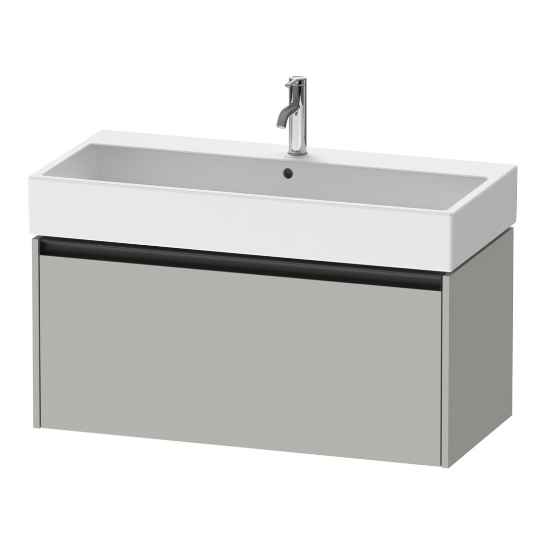 Duravit Waschtischunterschrank Ketho.2 98,4x46cm, betongr ma, 1 Ausz., wandhängend