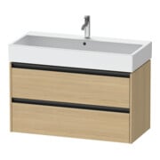Duravit Waschtischunterschrank Ketho.2 98,4x46cm, Ei Nat, 2 Schub., wandhängend-1