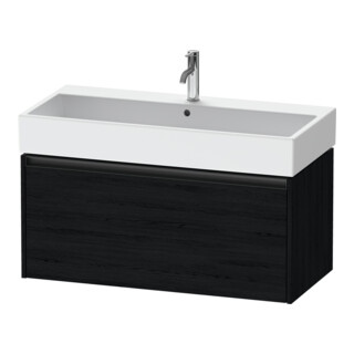 Duravit Waschtischunterschrank Ketho.2 98,4x46cm, Ei sw, 1 Auszug, wandhängend