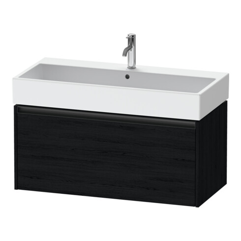 Duravit Waschtischunterschrank Ketho.2 98,4x46cm, Ei sw, 1 Auszug, wandhängend