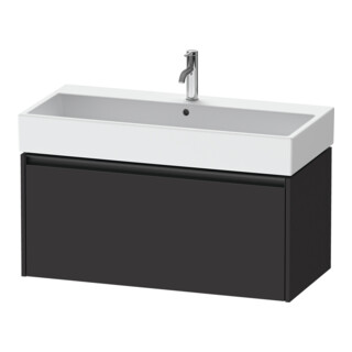 Duravit Waschtischunterschrank Ketho.2 98,4x46cm, graph matt, 1 Ausz., wandhängend
