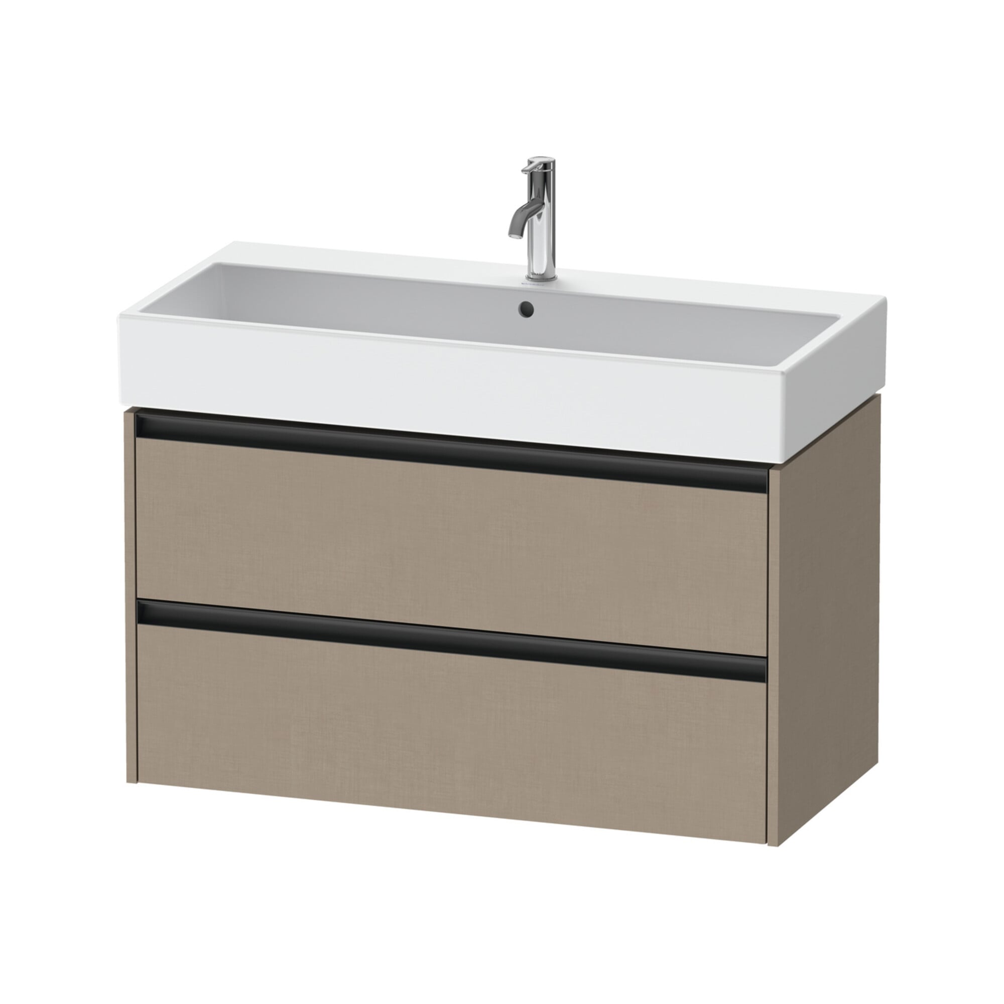 Duravit Waschtischunterschrank Ketho.2 98,4x46cm, lei, 2 Schub., wandhängend