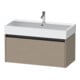 Duravit Waschtischunterschrank Ketho.2 98,4x46cm, leinen, 1 Auszug, wandhängend-1