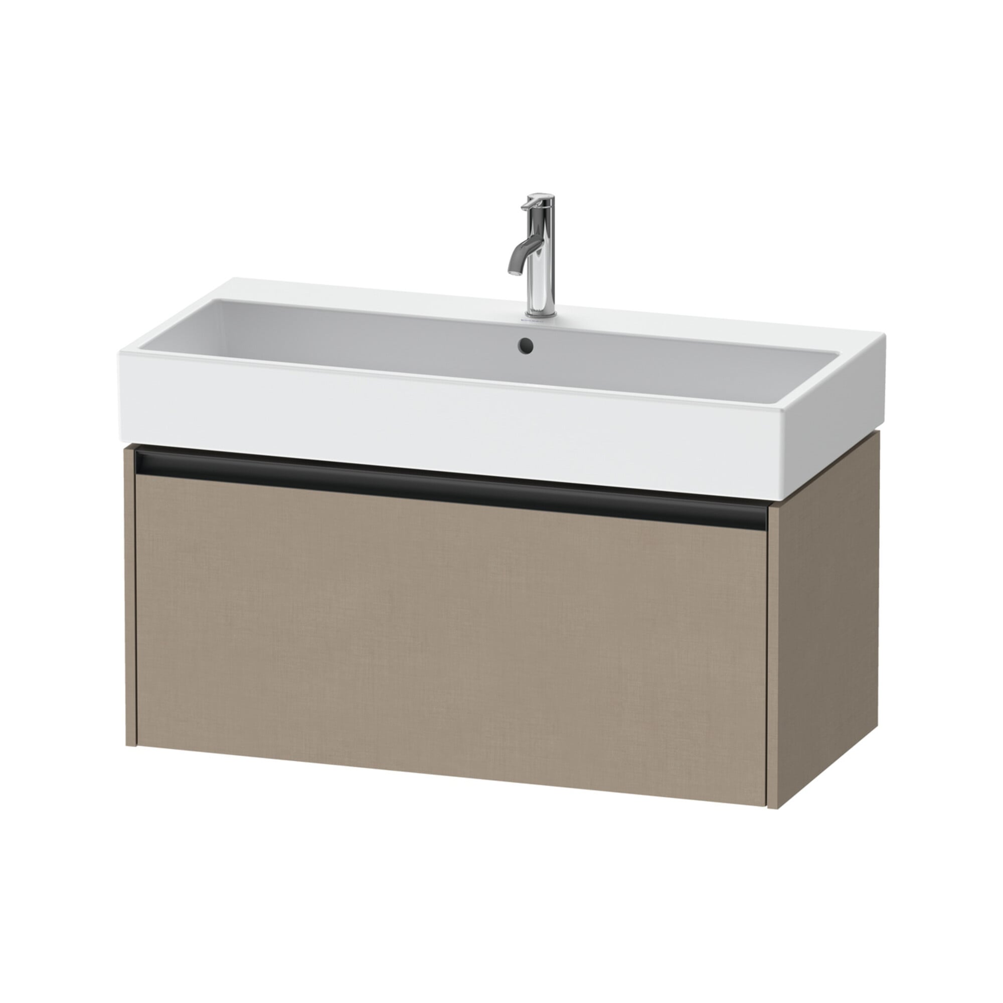 Duravit Waschtischunterschrank Ketho.2 98,4x46cm, leinen, 1 Auszug, wandhängend