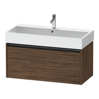 Duravit Waschtischunterschrank Ketho.2 98,4x46cm, Nussb dkl., 1 Ausz., wandhängend