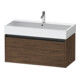 Duravit Waschtischunterschrank Ketho.2 98,4x46cm, Nussb dkl., 1 Ausz., wandhängend-1