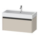 Duravit Waschtischunterschrank Ketho.2 98,4x46cm, Tau ma, 1 Auszug, wandhängend-1