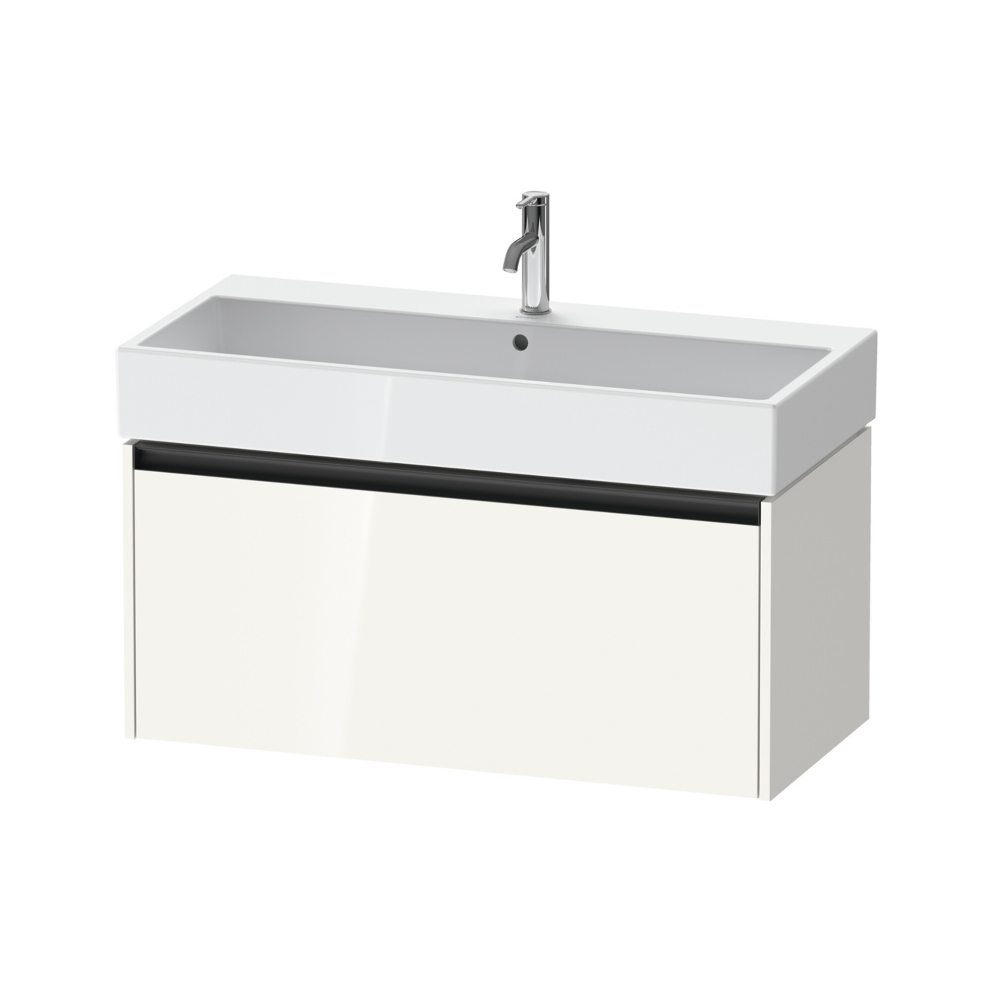 Duravit Waschtischunterschrank Ketho.2 98,4x46cm, we. hgl, 1 Ausz., wandhängend