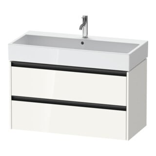 Duravit Waschtischunterschrank Ketho.2 98,4x46cm, we. hgl, 2 Schub., wandhängend