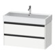 Duravit Waschtischunterschrank Ketho.2 98,4x46cm, we. ma, 2 Schub., wandhängend-1