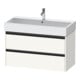 Duravit Waschtischunterschrank Ketho.2 98,4x46cm, we. matt, 2 Schub., wandhängend-1