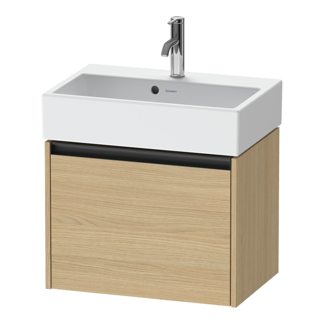 Duravit Waschtischunterschrank Ketho.2 Compact 58,4x39x44cm, 1 Ausz., wandhängend, Ei natur