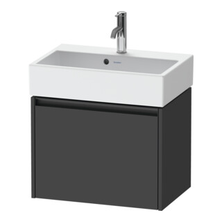 Duravit Waschtischunterschrank Ketho.2 Compact 58,4x39x44cm, 1 Ausz., wandhängend, graph matt