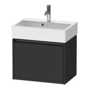 Duravit Waschtischunterschrank Ketho.2 Compact 58,4x39x44cm, 1 Ausz., wandhängend, graph matt