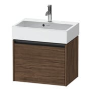 Duravit Waschtischunterschrank Ketho.2 Compact 58,4x39x44cm, 1 Ausz., wandhängend, Nussb dkl.