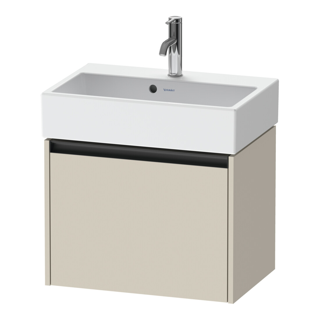 Duravit Waschtischunterschrank Ketho.2 Compact 58,4x39x44cm, 1 Ausz., wandhängend, Tau matt