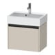 Duravit Waschtischunterschrank Ketho.2 Compact 58,4x39x44cm, 1 Ausz., wandhängend, taupe matt-1
