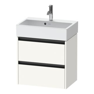 Duravit Waschtischunterschrank Ketho.2 Compact 58,4x39x54,9cm, 2 SBK, wandhängend, we. matt