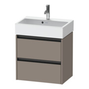 Duravit Waschtischunterschrank Ketho.2 Compact 58,4x39x54,9cm, 2 Schub., wandhängend, bas. ma-1