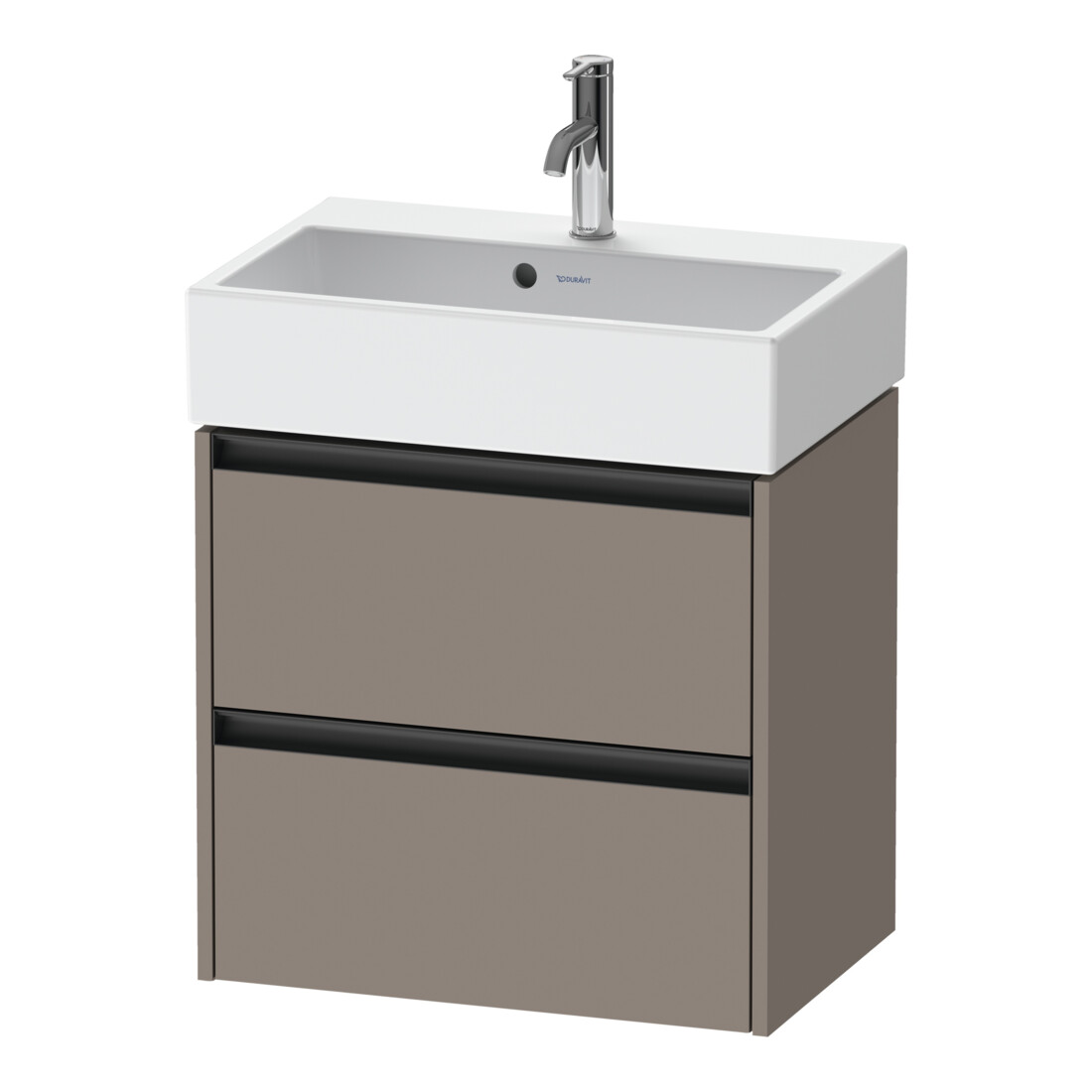 Duravit Waschtischunterschrank Ketho.2 Compact 58,4x39x54,9cm, 2 Schub., wandhängend, bas. ma