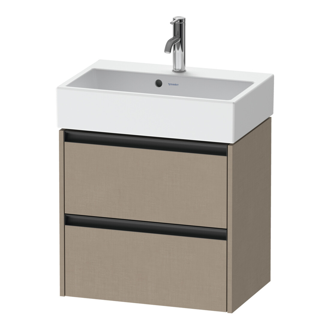 Duravit Waschtischunterschrank Ketho.2 Compact 58,4x39x54,9cm, 2 Schub., wandhängend, leinen