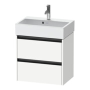 Duravit Waschtischunterschrank Ketho.2 Compact 58,4x39x54,9cm, 2 Schub., wandhängend, we. ma