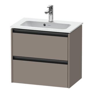 Duravit Waschtischunterschrank Ketho.2 Compact 61x39cm, bas. ma, 2 Schub., wandhängend