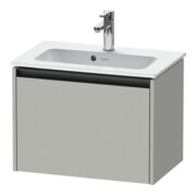 Duravit Waschtischunterschrank Ketho.2 Compact 61x39cm, betongr ma, 1 Ausz., wandhängend