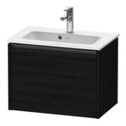 Duravit Waschtischunterschrank Ketho.2 Compact 61x39cm, Ei sw, 1 Auszug, wandhängend