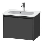 Duravit Waschtischunterschrank Ketho.2 Compact 61x39cm, graph ma, 1 Auszug, wandhängend-1