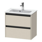 Duravit Waschtischunterschrank Ketho.2 Compact 61x39cm, Tau matt, 2 Schub., wandhängend