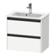 Duravit Waschtischunterschrank Ketho.2 Compact 61x39cm, we. ma, 2 Schub., wandhängend-1
