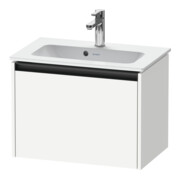 Duravit Waschtischunterschrank Ketho.2 Compact 61x39cm, we. matt, 1 Auszug, wandhängend
