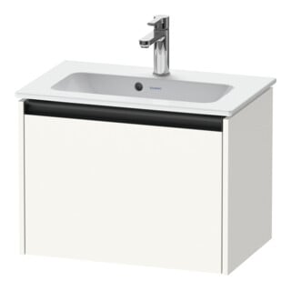 Duravit Waschtischunterschrank Ketho.2 Compact 61x39cm, we. matt, 1 Auszug, wandhängend