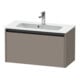 Duravit Waschtischunterschrank Ketho.2 Compact 81x39cm, bas. ma, 1 Auszug, wandhängend-1