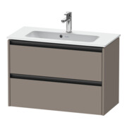 Duravit Waschtischunterschrank Ketho.2 Compact 81x39cm, bas. ma, 2 Schub., wandhängend