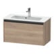 Duravit Waschtischunterschrank Ketho.2 Compact 81x39cm, Ei marm., 1 Auszug, wandhängend-1