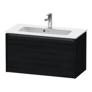 Duravit Waschtischunterschrank Ketho.2 Compact 81x39cm, Ei sw, 1 Auszug, wandhängend