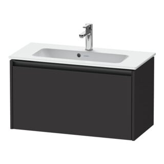Duravit Waschtischunterschrank Ketho.2 Compact 81x39cm, graph matt, 1 Ausz., wandhängend