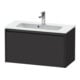 Duravit Waschtischunterschrank Ketho.2 Compact 81x39cm, graph matt, 1 Ausz., wandhängend-1